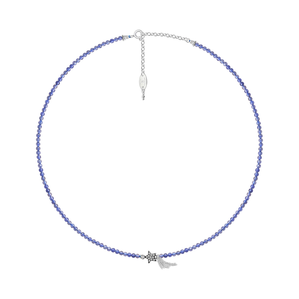Iolite Shooting Star Necklace