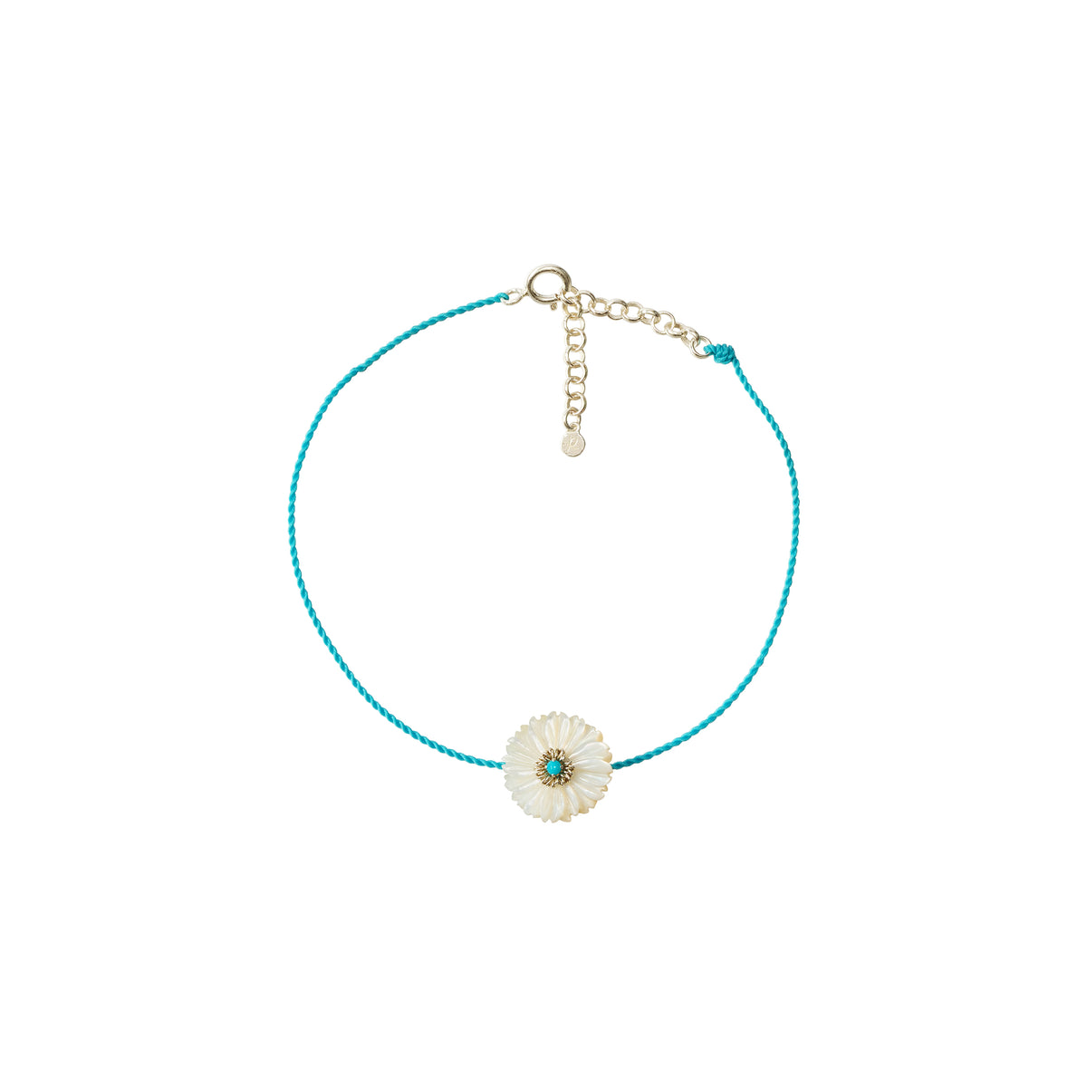 Daisy Blue Strand Bracelet