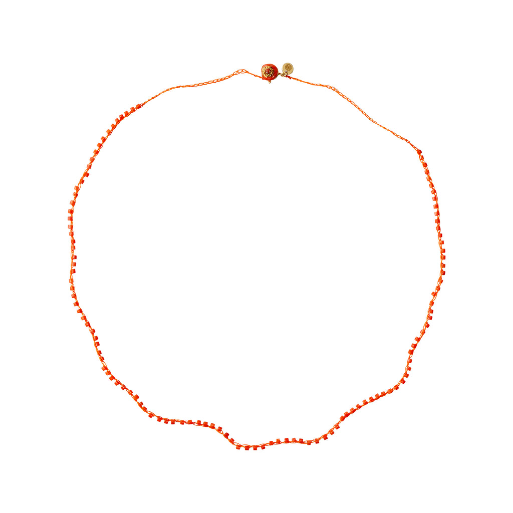 Little Daisy Crochet Cord Necklace