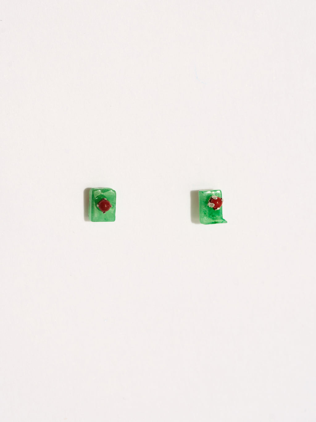 Jadeite Stud Earrings