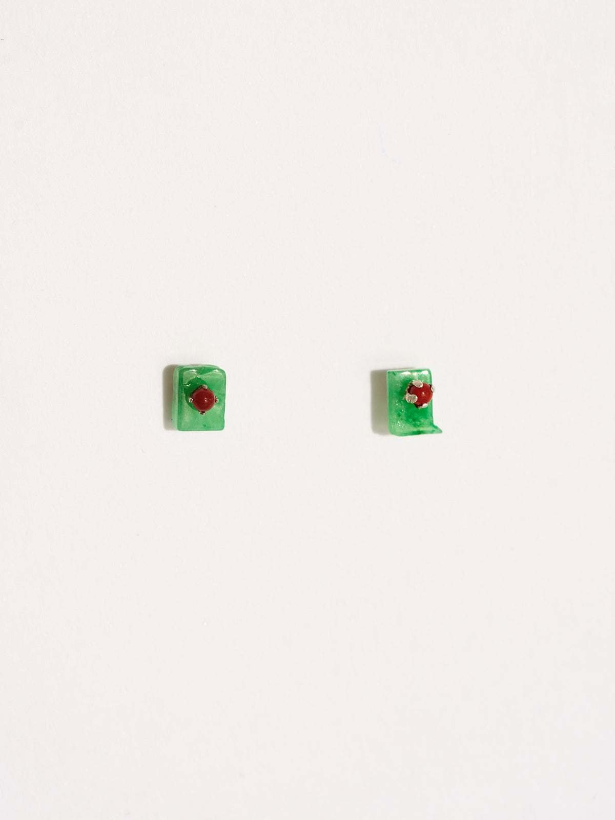 Jadeite Stud Earrings
