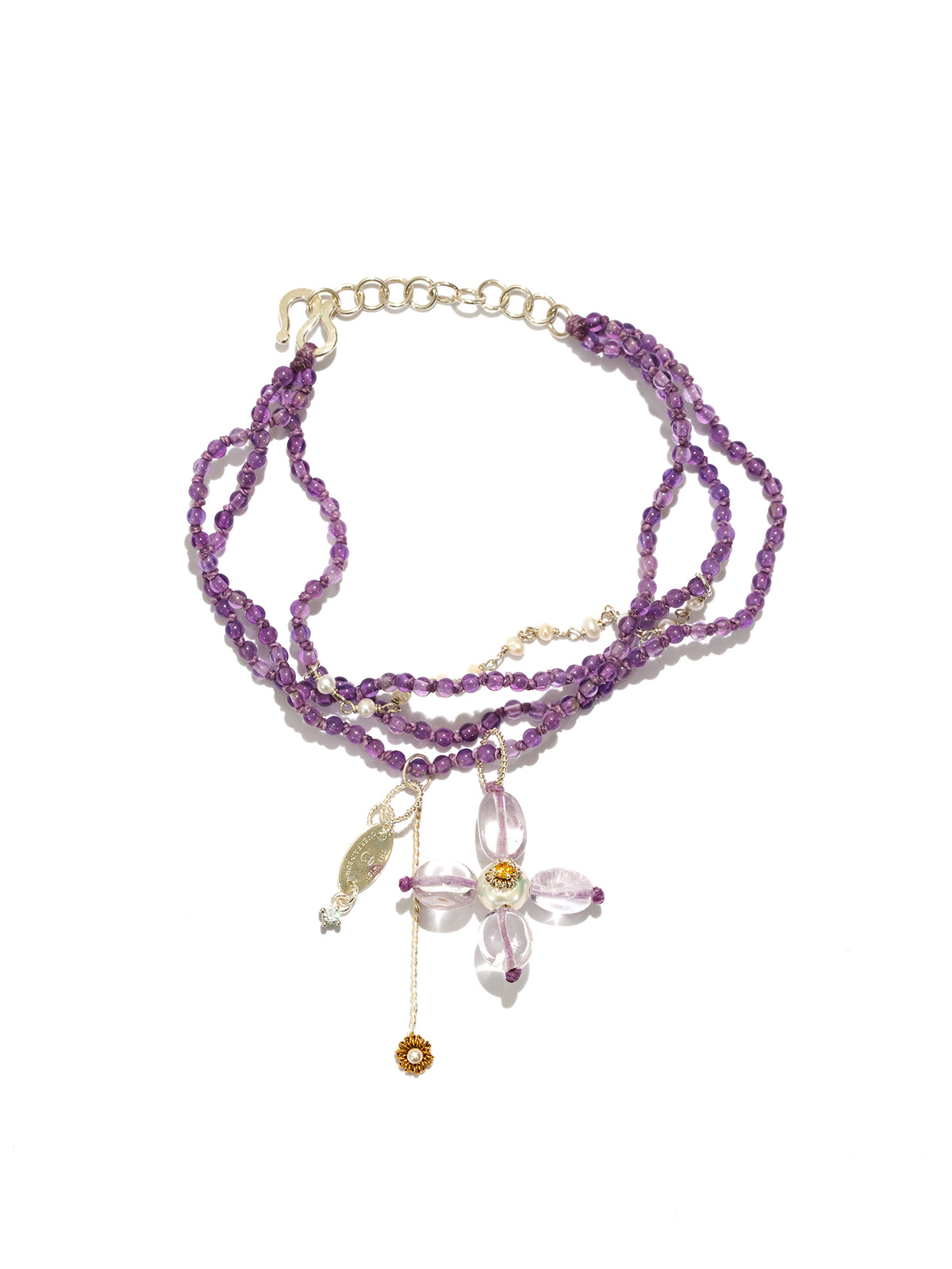 Cross Bloom Trio Bracelet