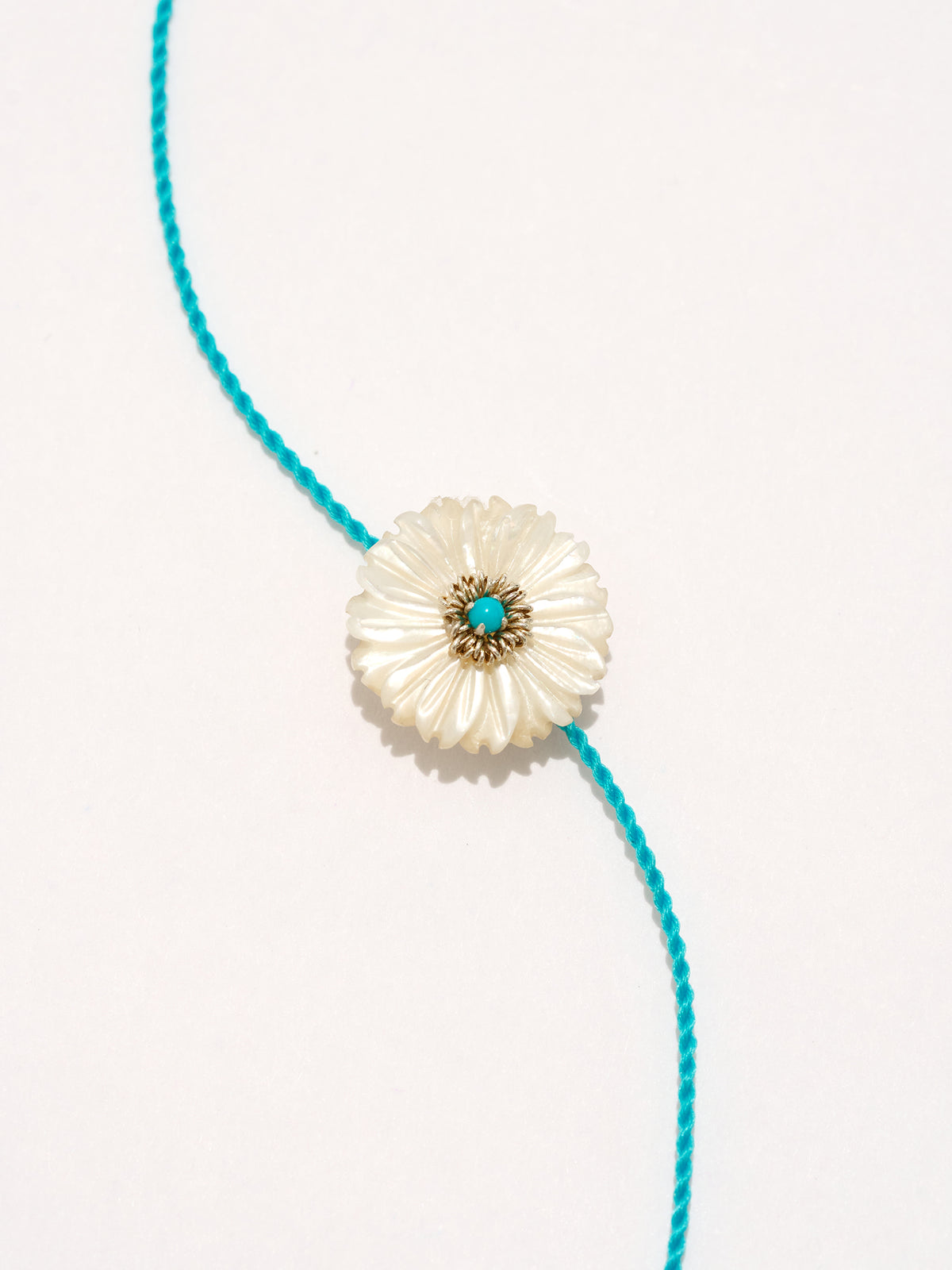 Daisy Blue Strand Bracelet