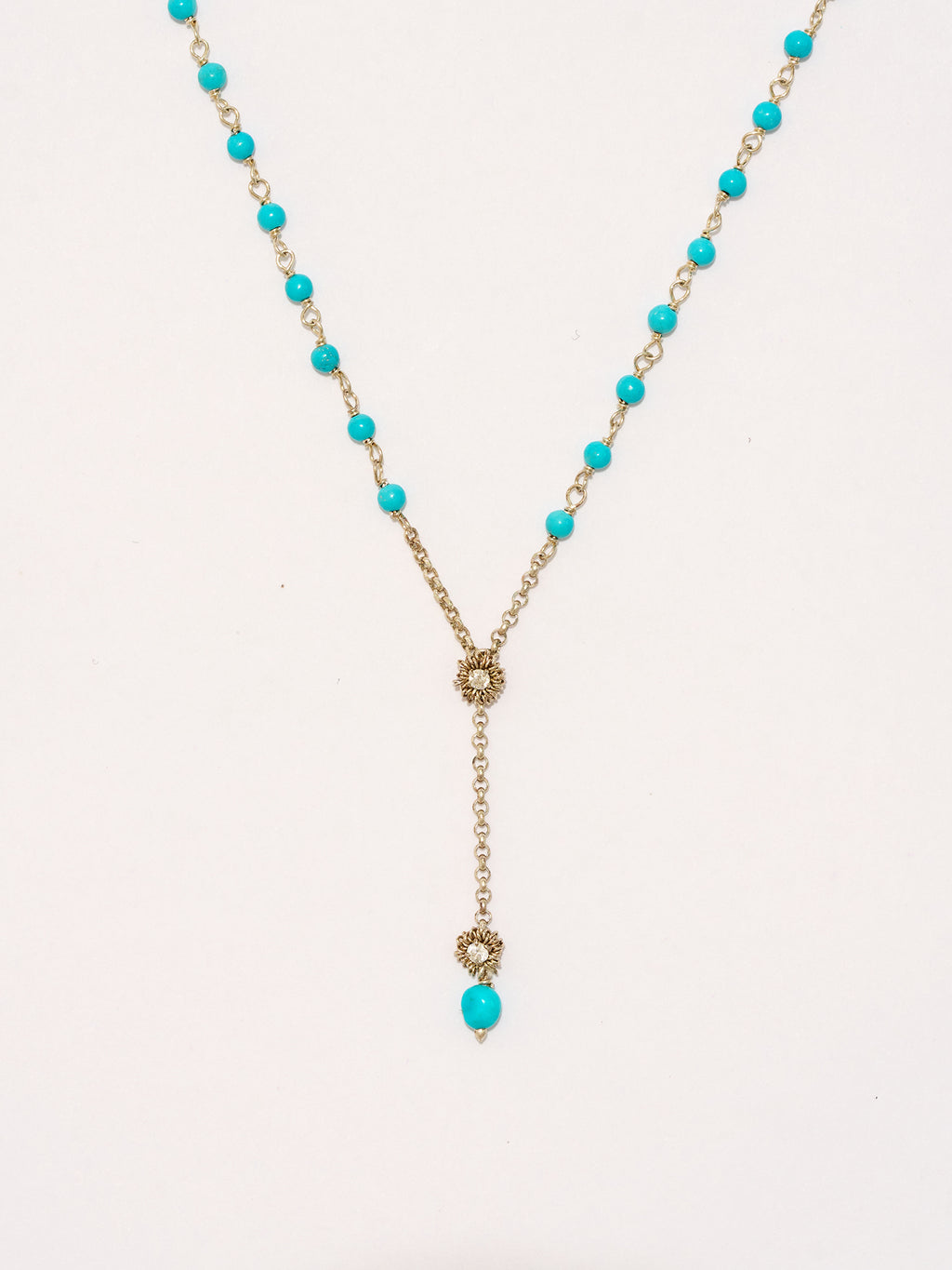 Daisy Blue Necklace