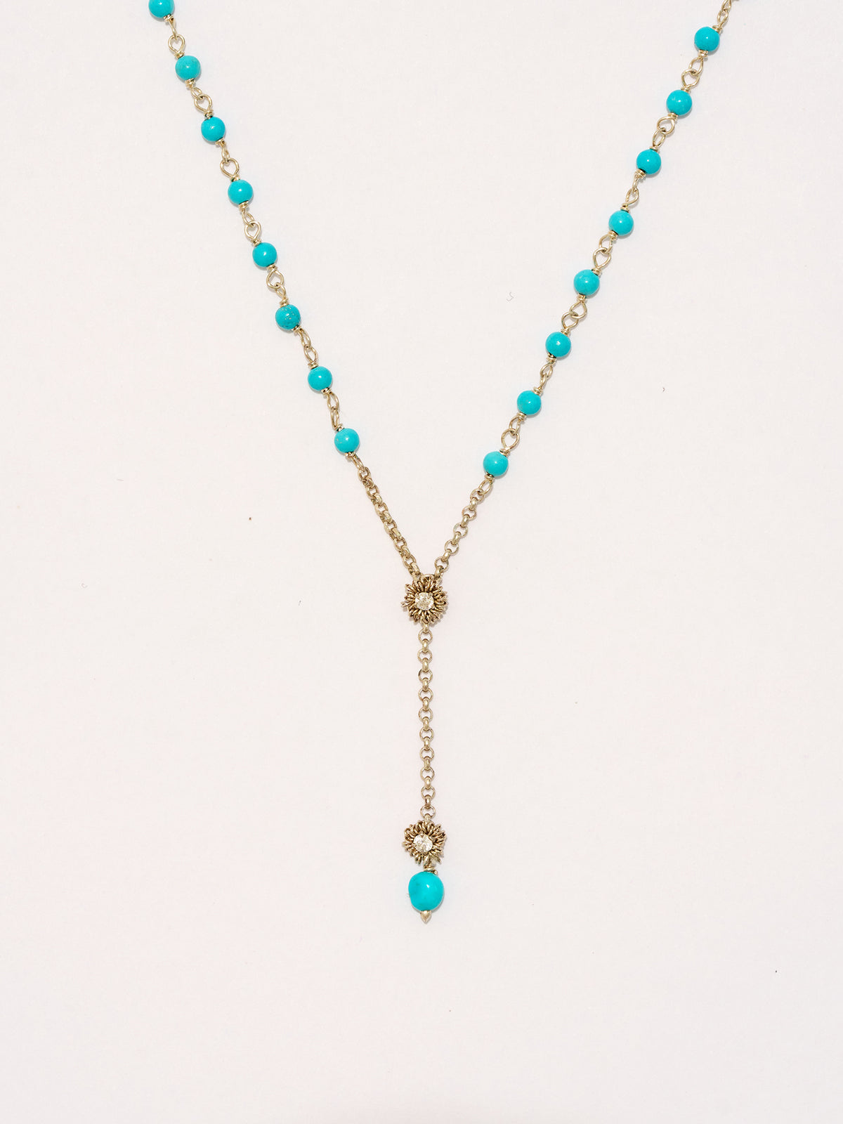 Daisy Blue Necklace