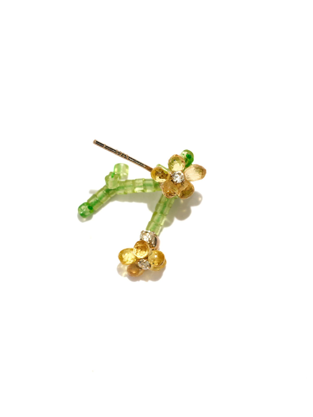 Yellow Sapphire Bloom Studs
