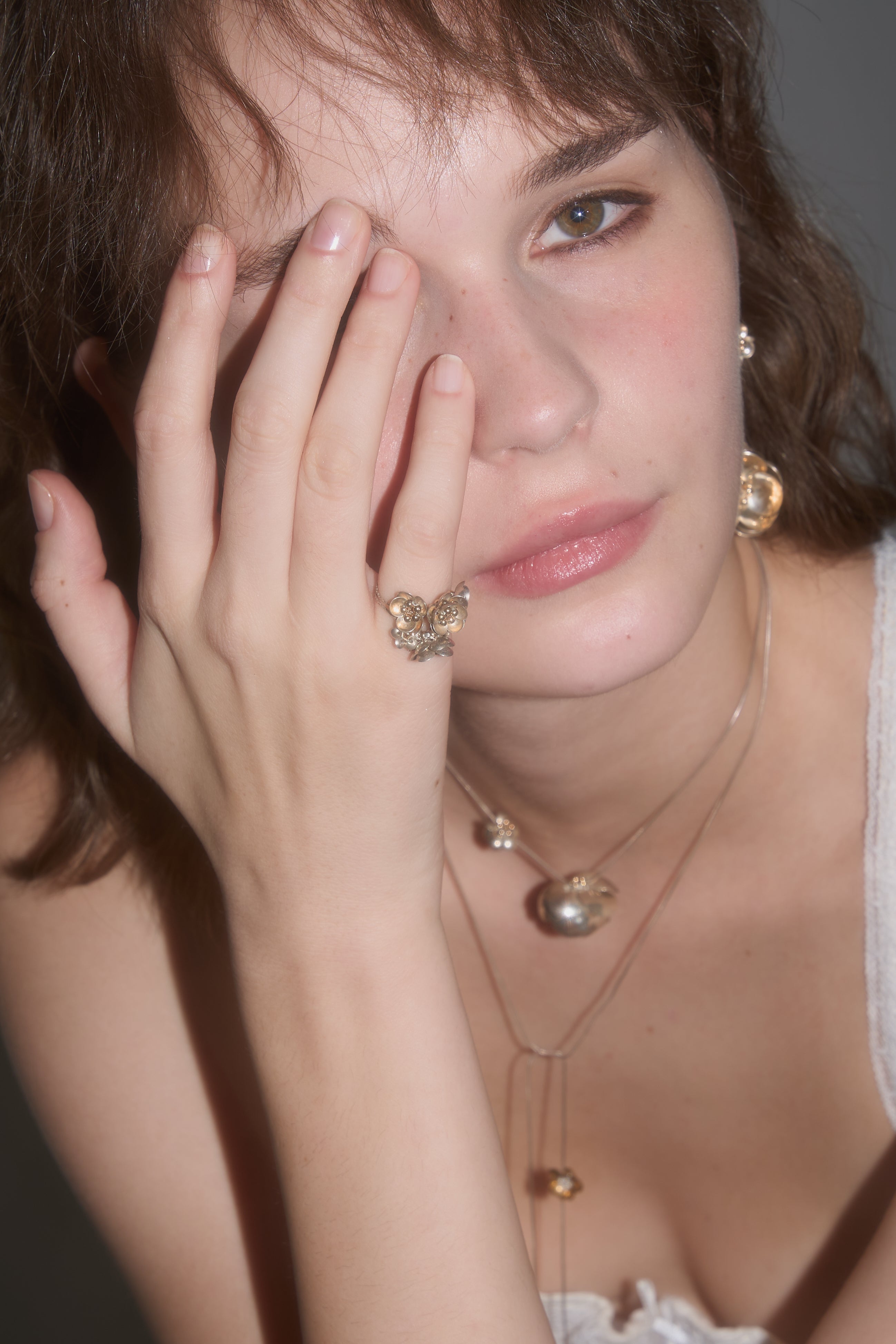 Triple Flower Ring