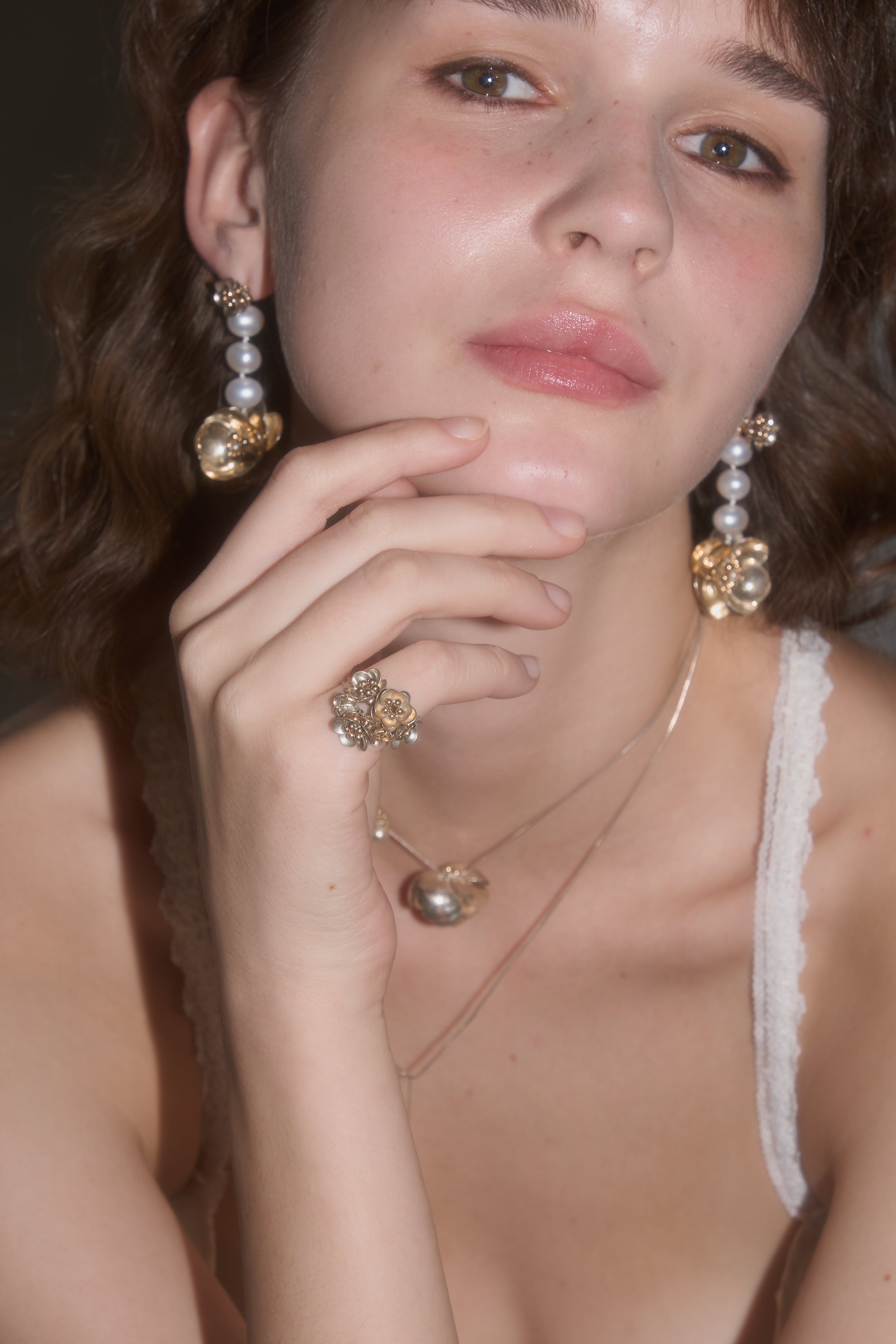 Triple Flower Ring