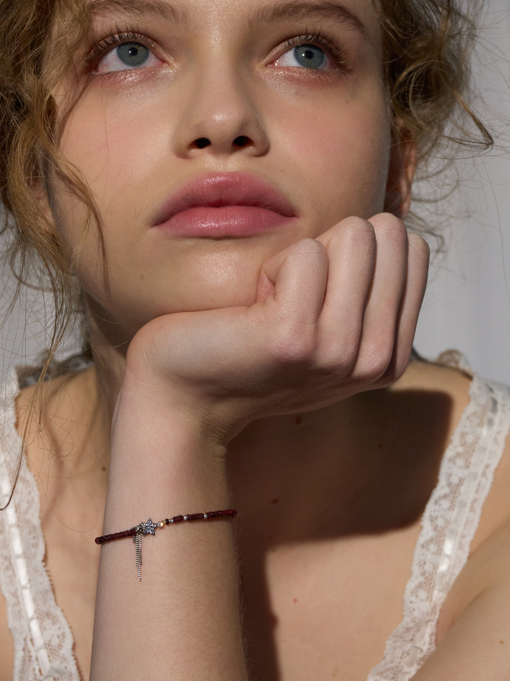 Garnet Shooting Star Bracelet