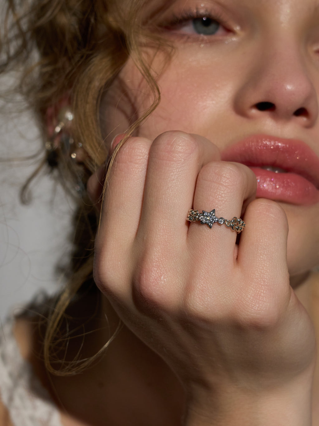Double-Band Star Ring