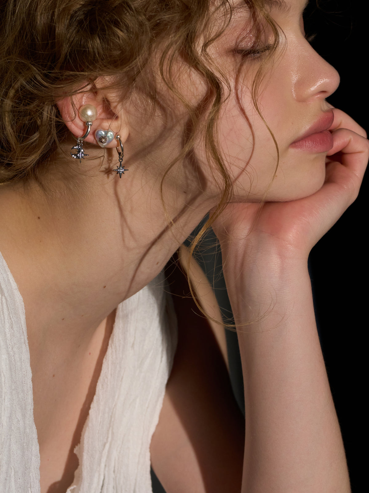 Lunar Clip-On Earring