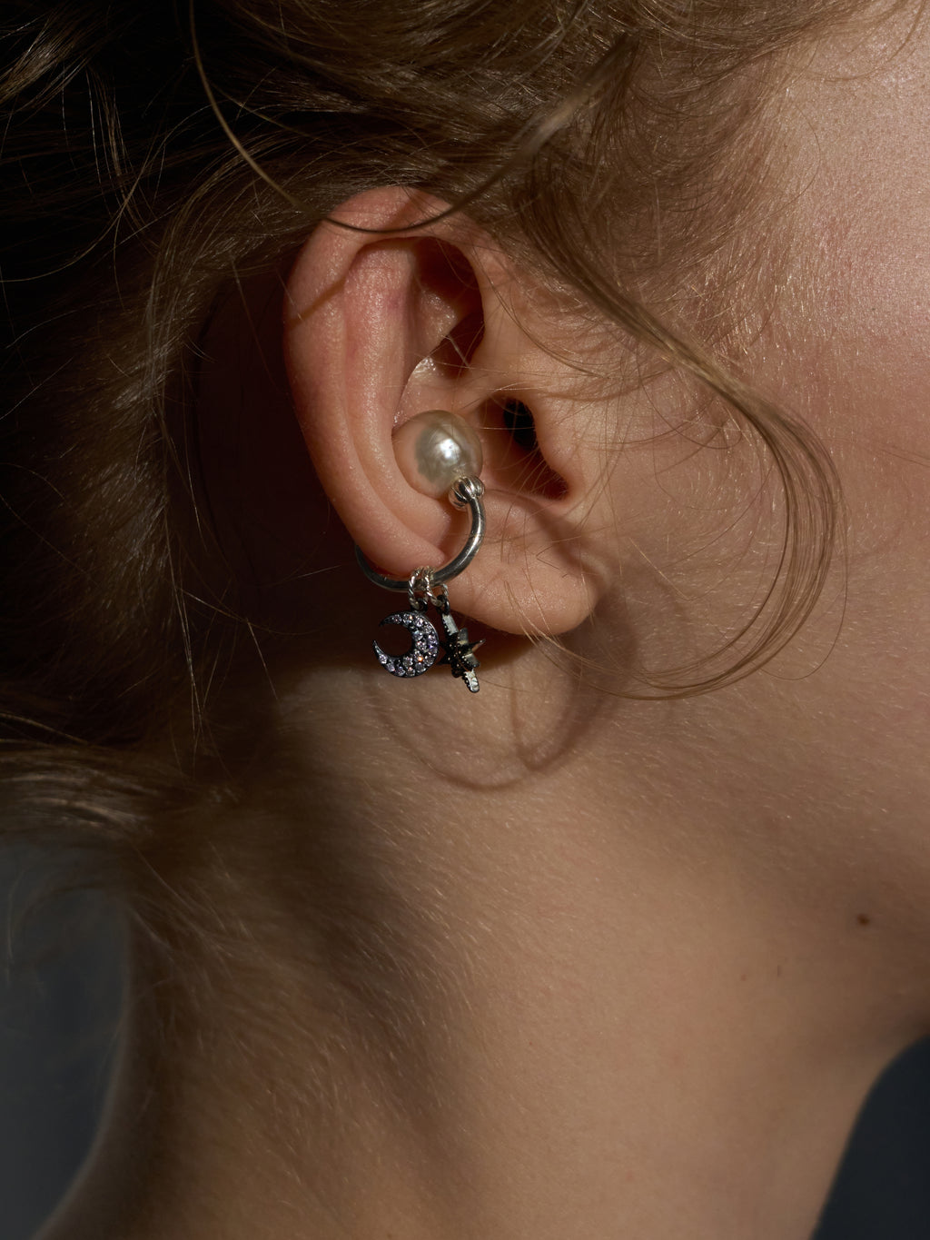Lunar Clip-On Earring