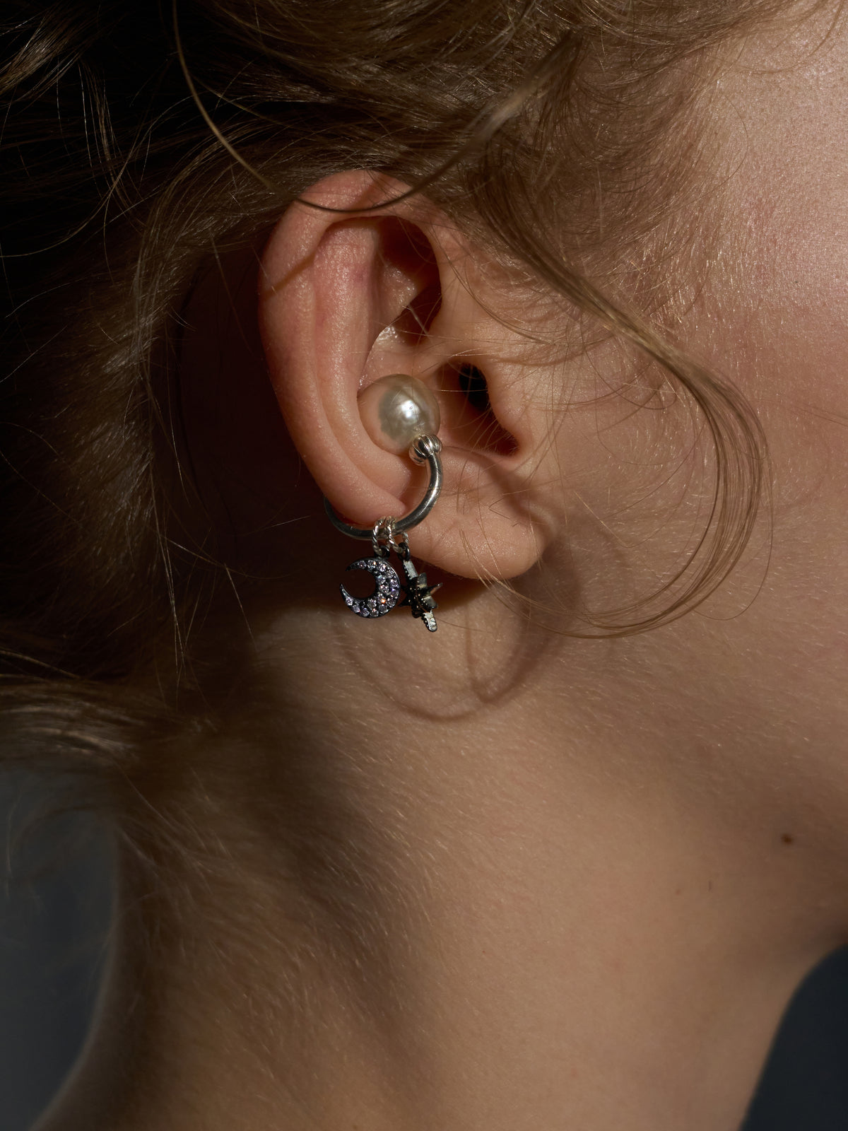 Lunar Clip-On Earring