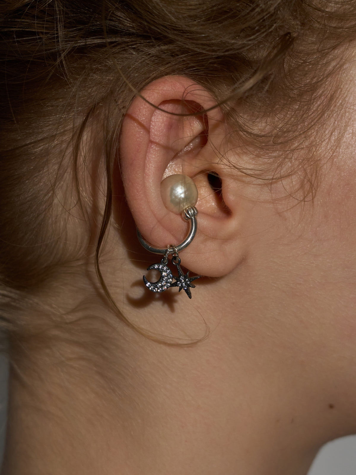 Lunar Clip-On Earring