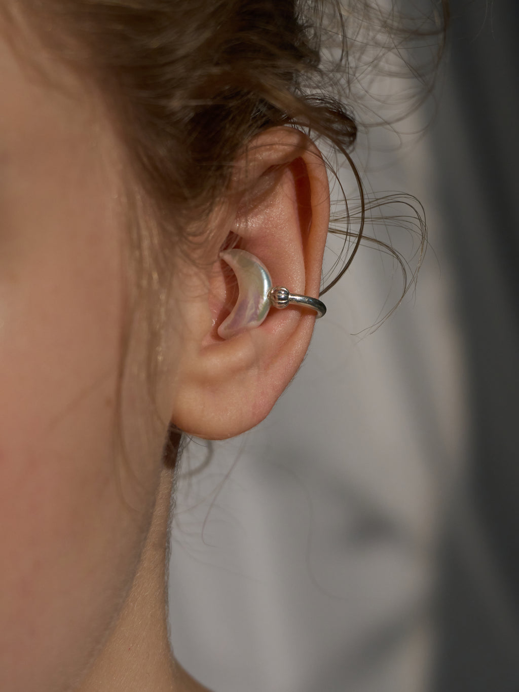 Crescent Clip-On Earring