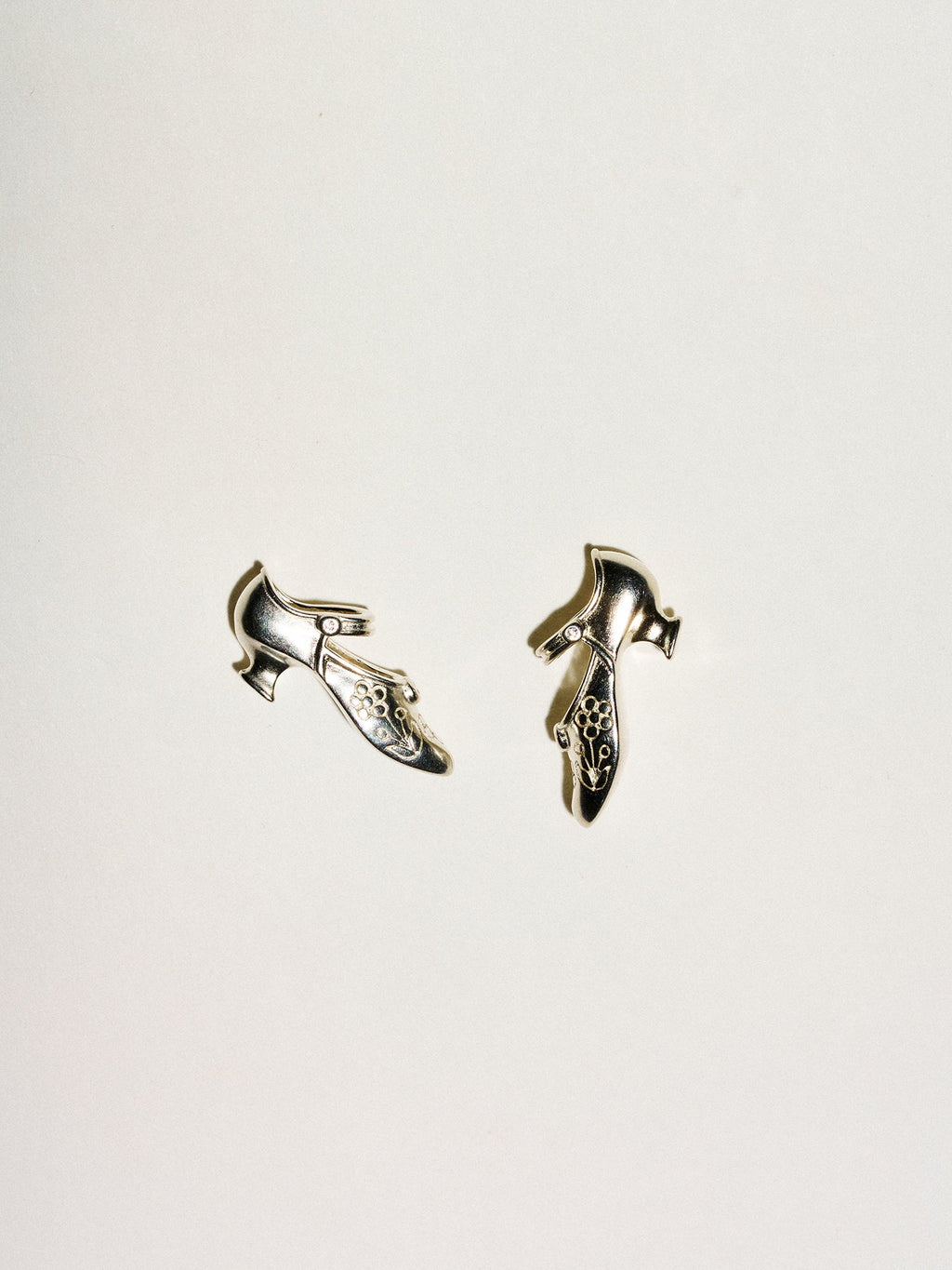 Vintage Mary Jane Shoe Earrings