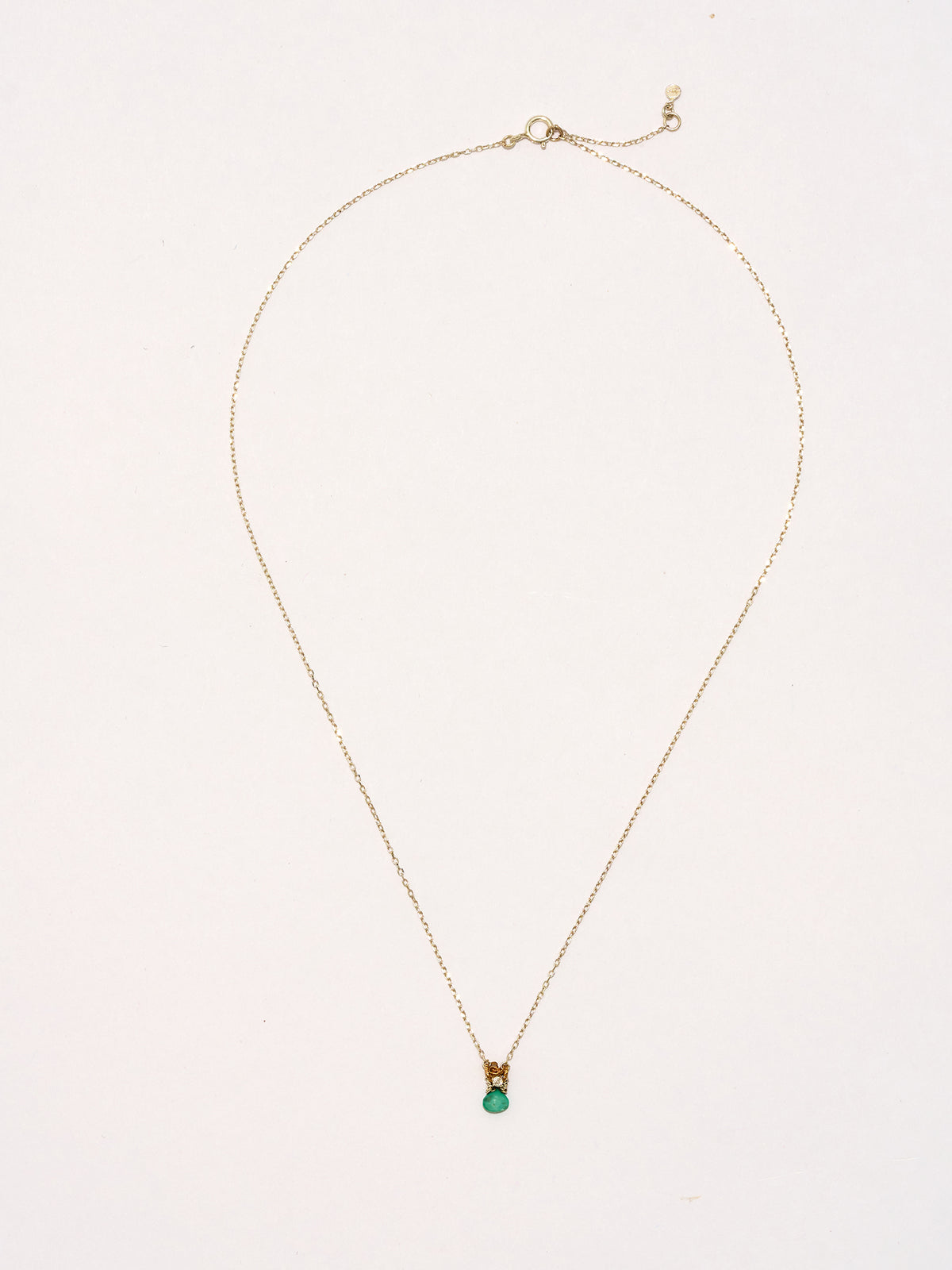 Daisy Blue Chain Necklace