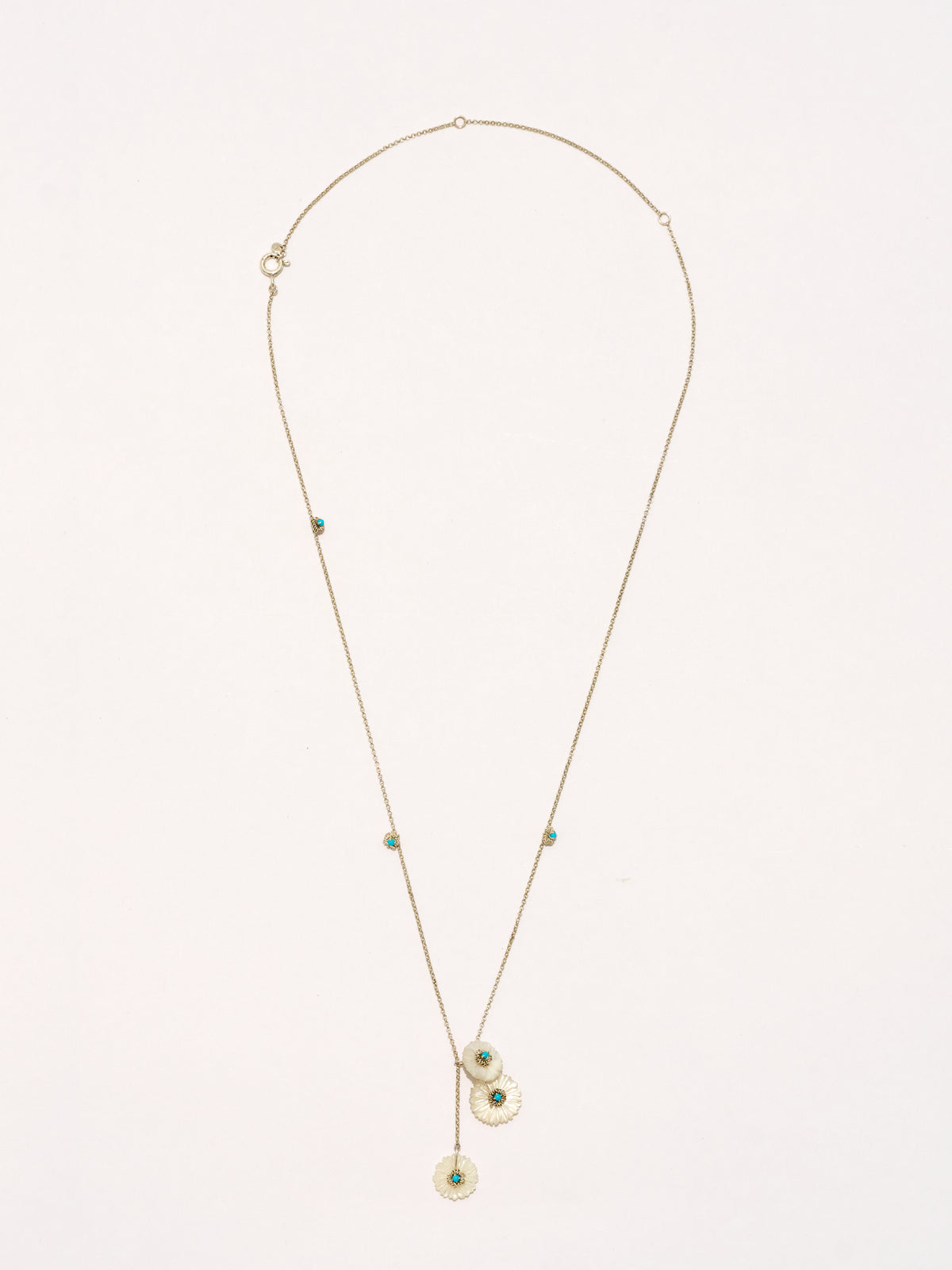 Daisy Blue Glacé Necklace
