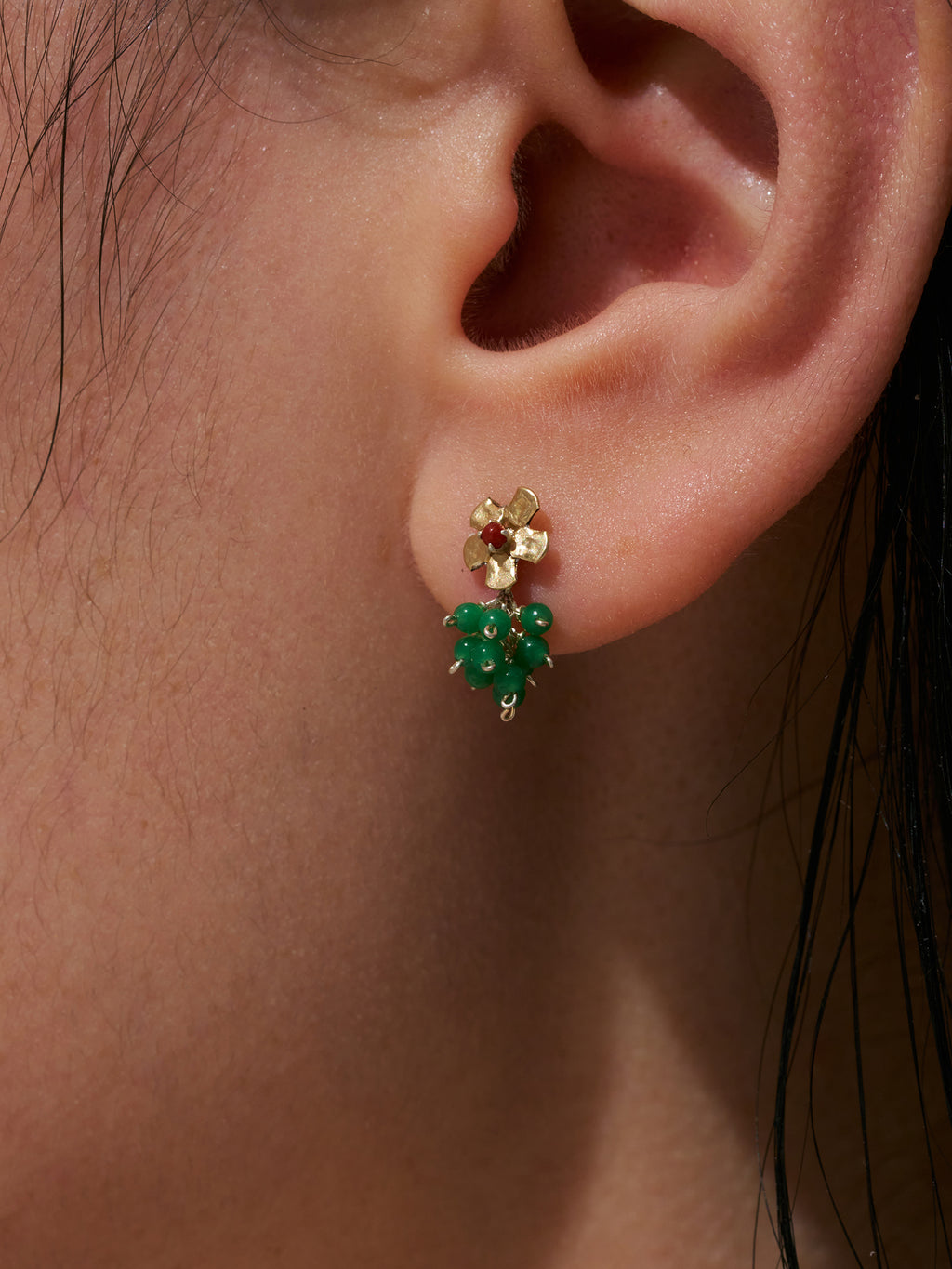 Jade Drop Earrings