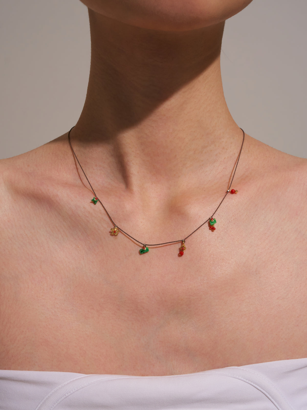 Little Berry Confetti Necklace
