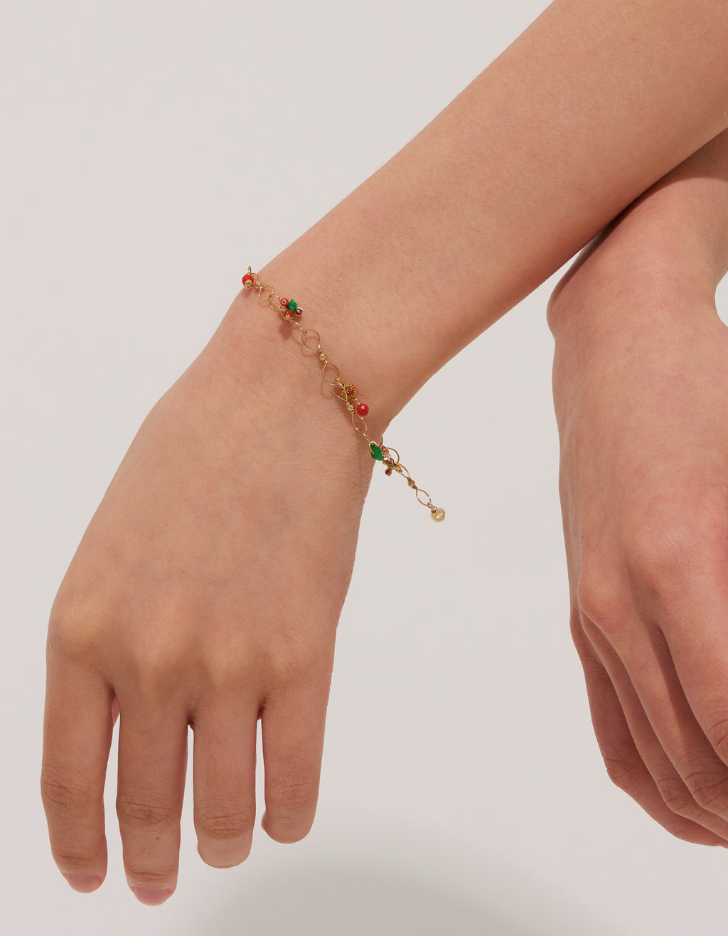 Little Daisy Confetti Chain Bracelet