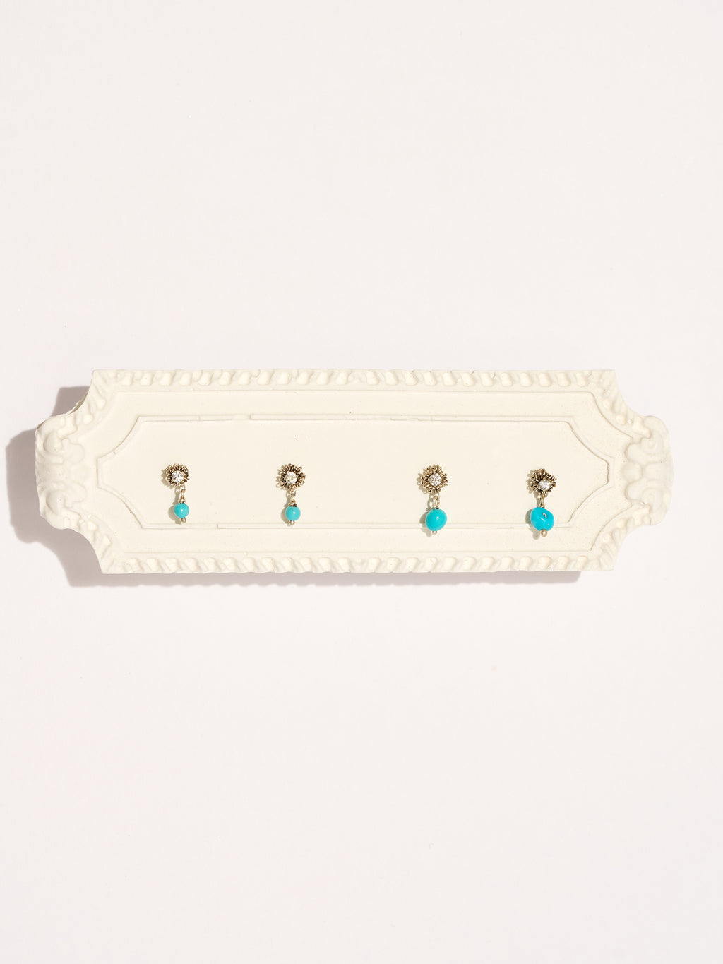 Daisy Blue Drop Earrings