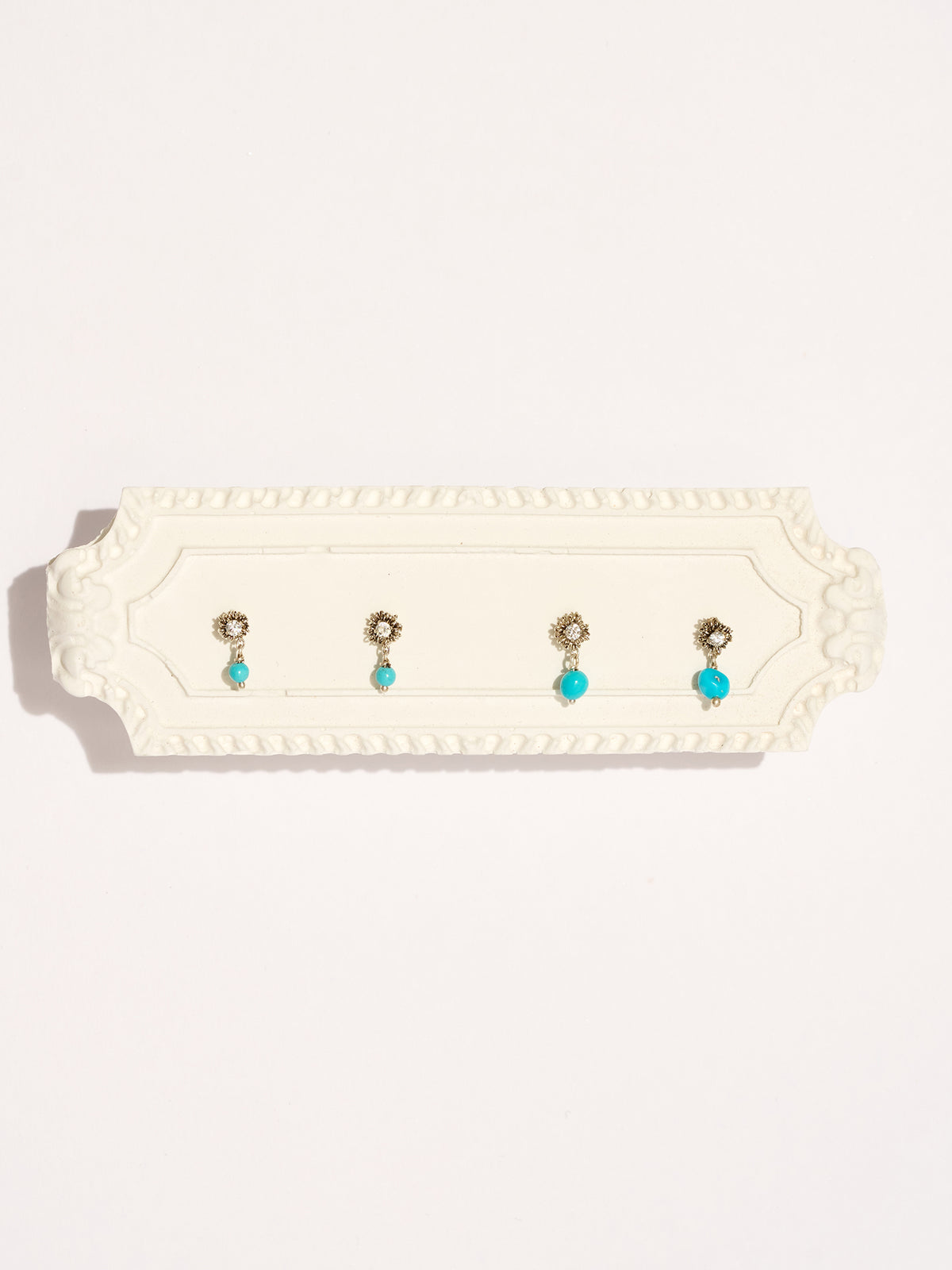 Daisy Blue Drop Earrings