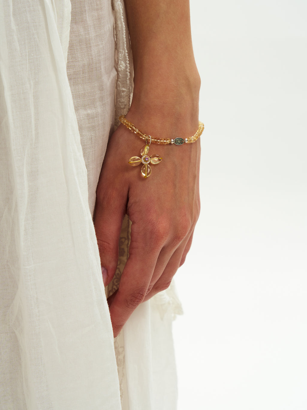 Cross Bloom Bracelet