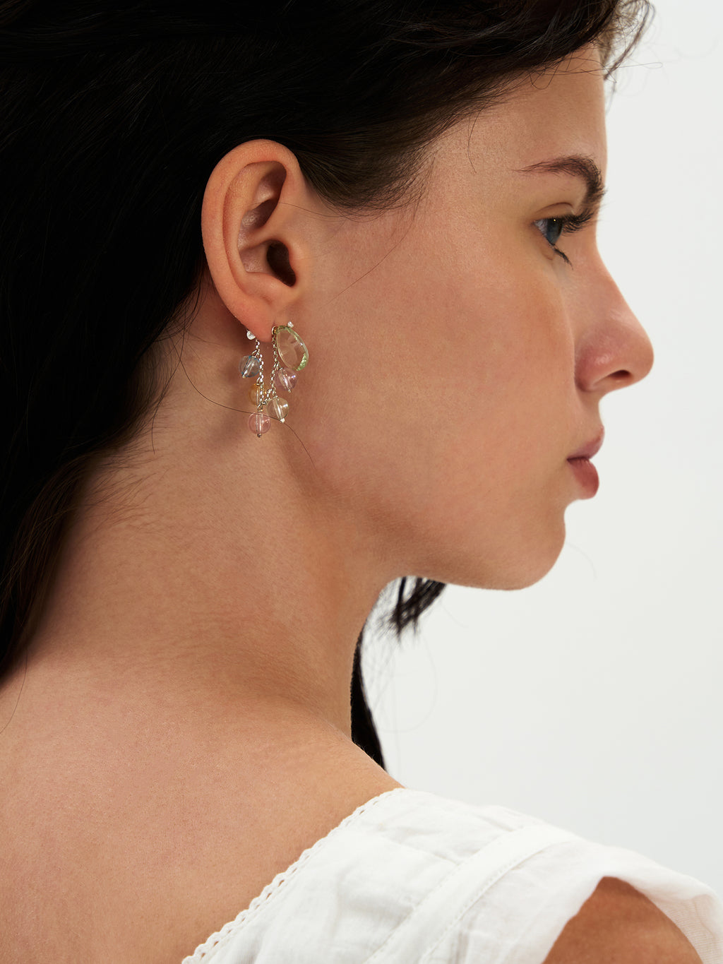 Prismatic Rain Drop Earrings