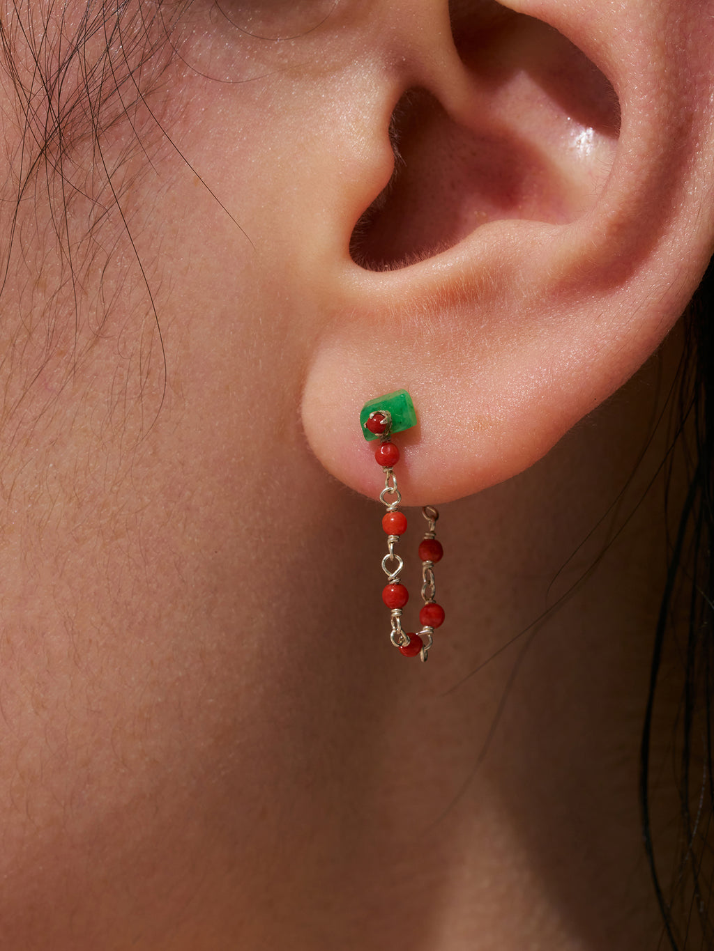 Little Berry Chain Earrings