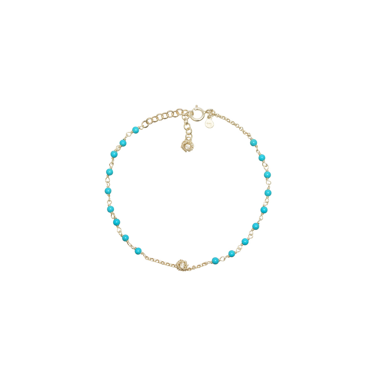 Daisy Blue Bracelet
