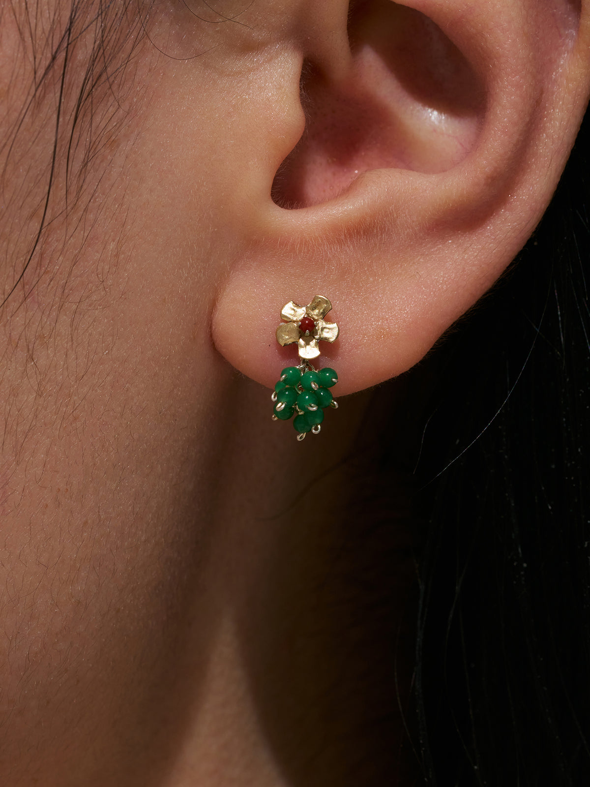Jade Drop Earrings
