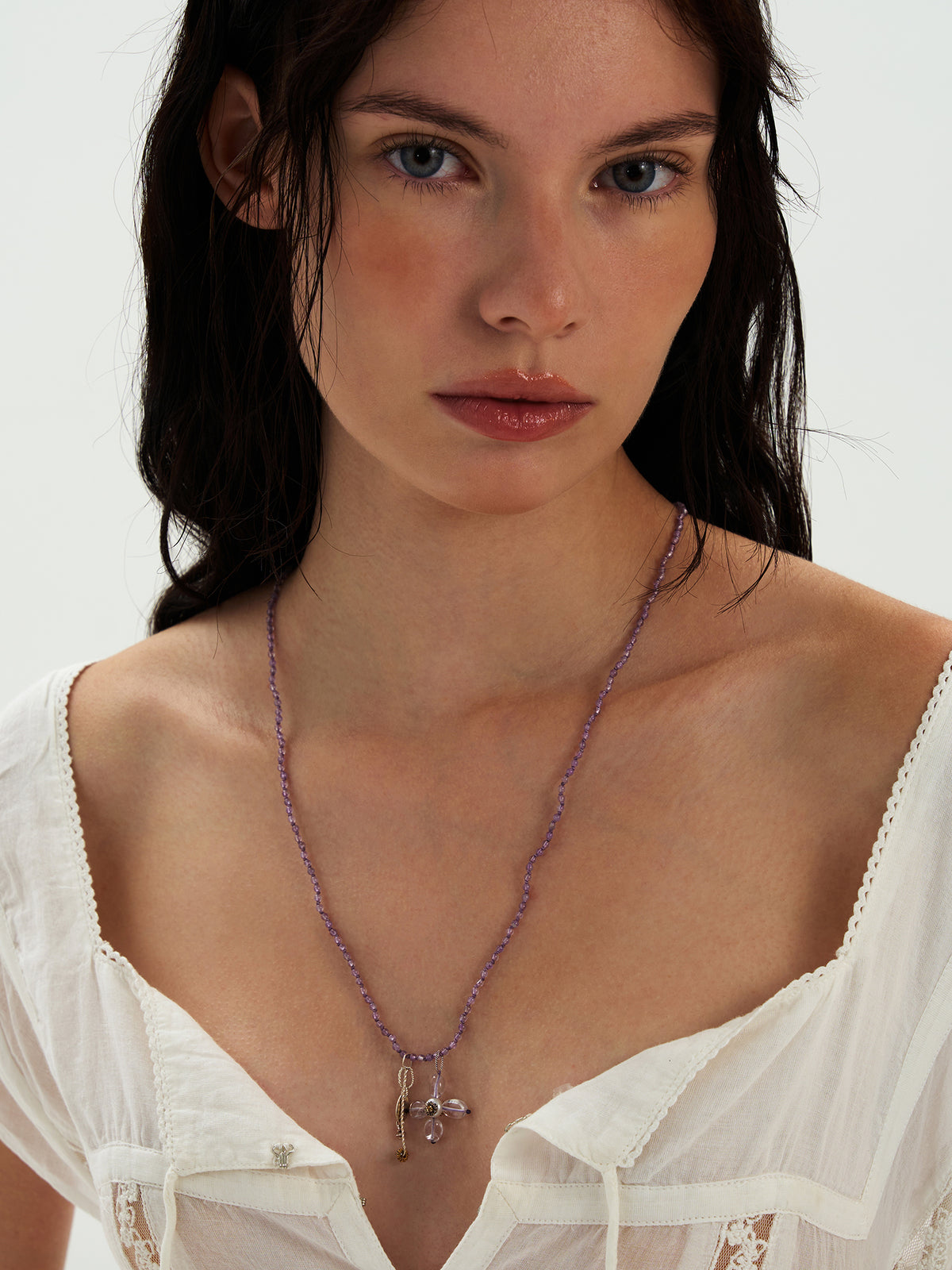 Cross Bloom Necklace