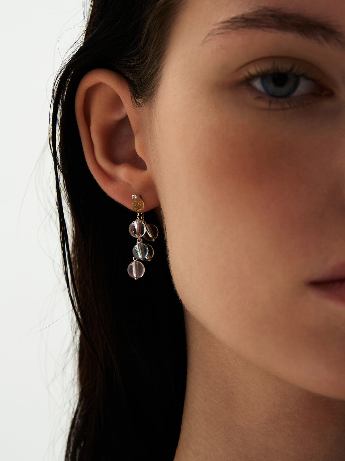 Prismatic Rain Drop Earrings