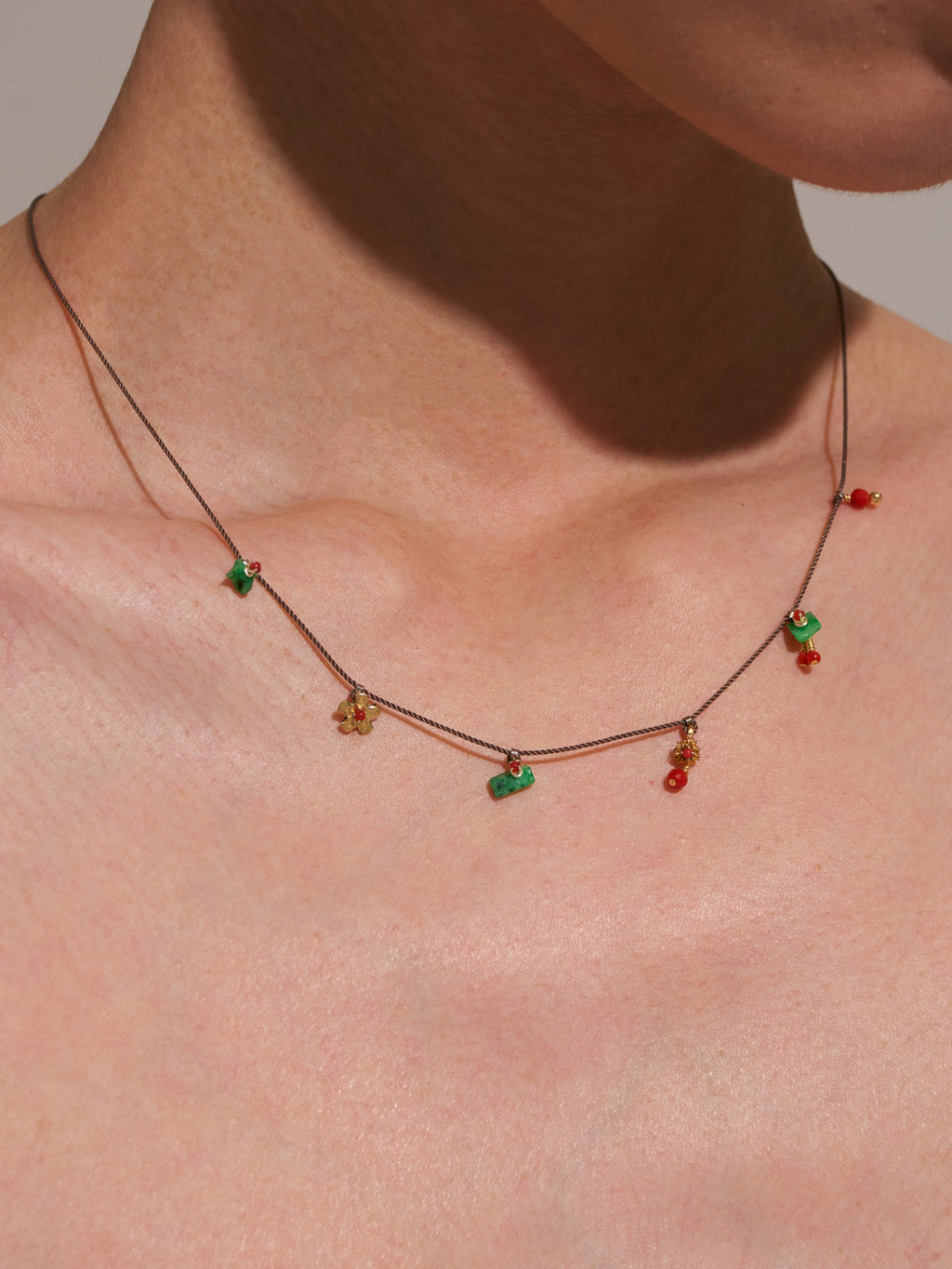 Little Berry Confetti Necklace