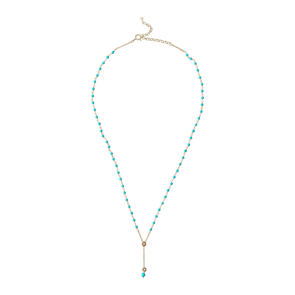 Daisy Blue Necklace