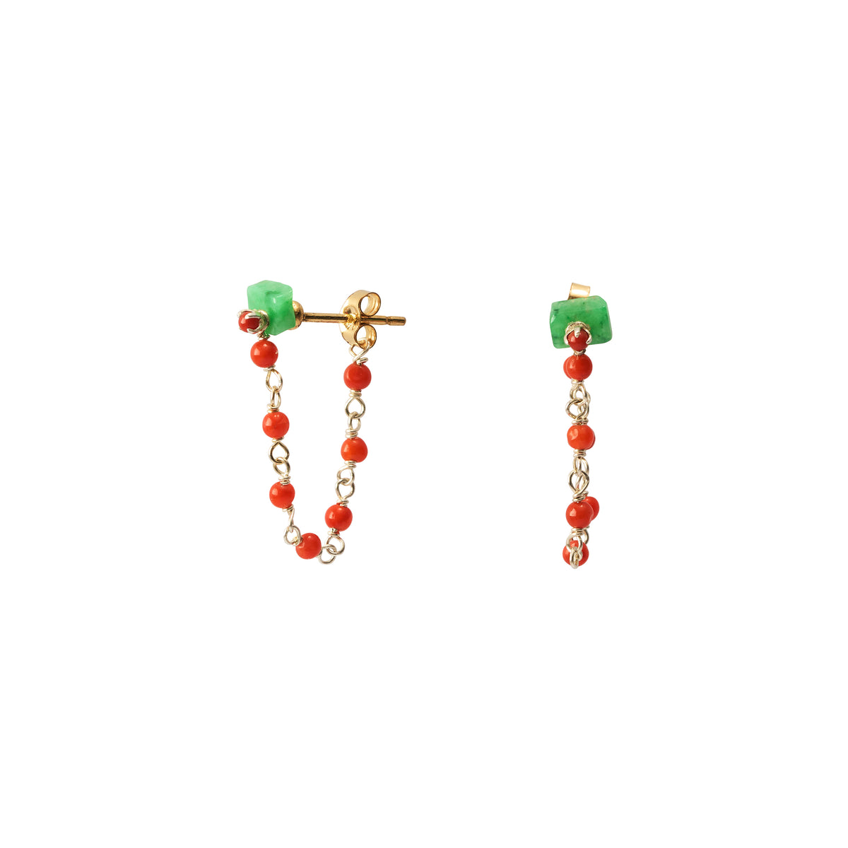 Little Berry Chain Earrings