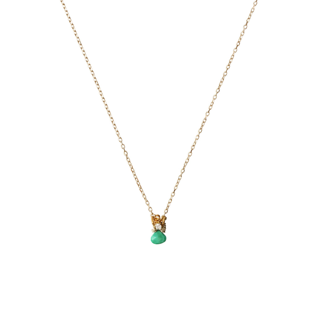 Daisy Blue Chain Necklace