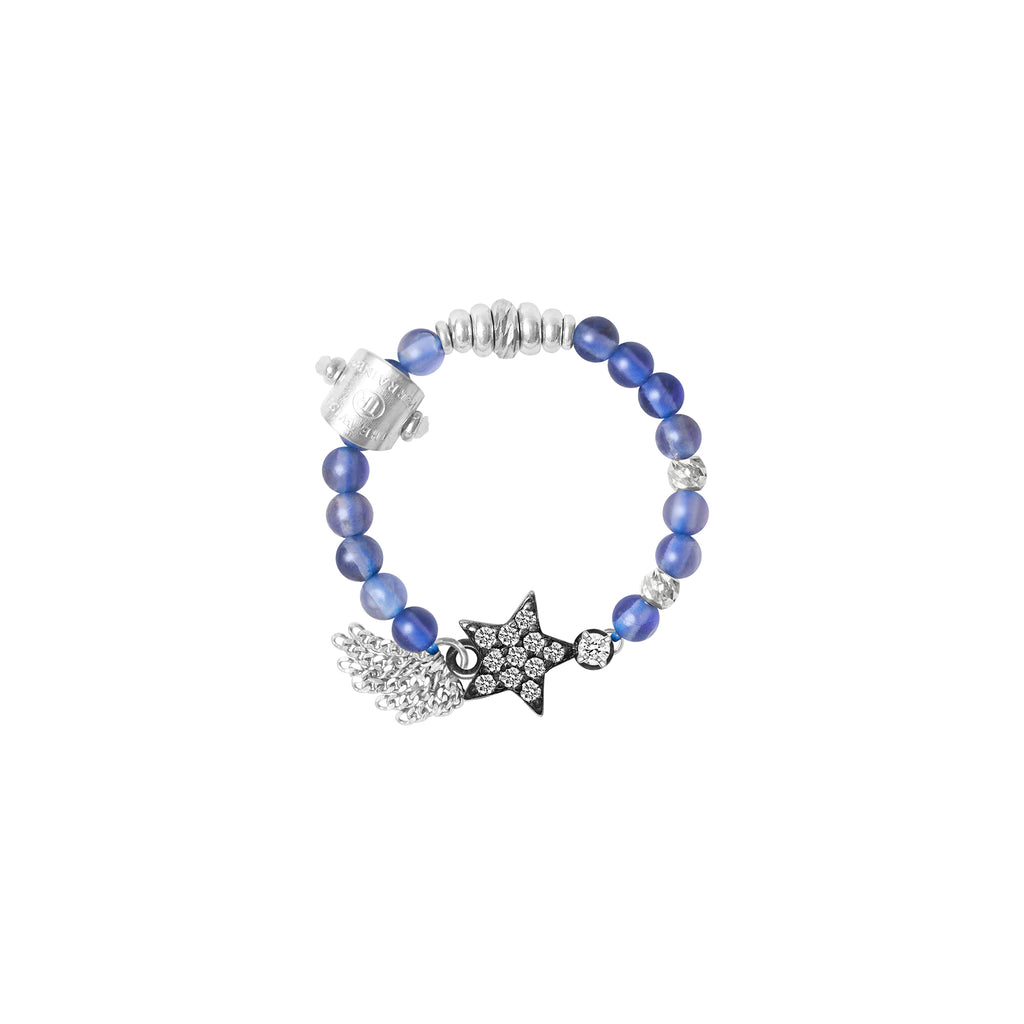 Iolite Shooting Star Ring