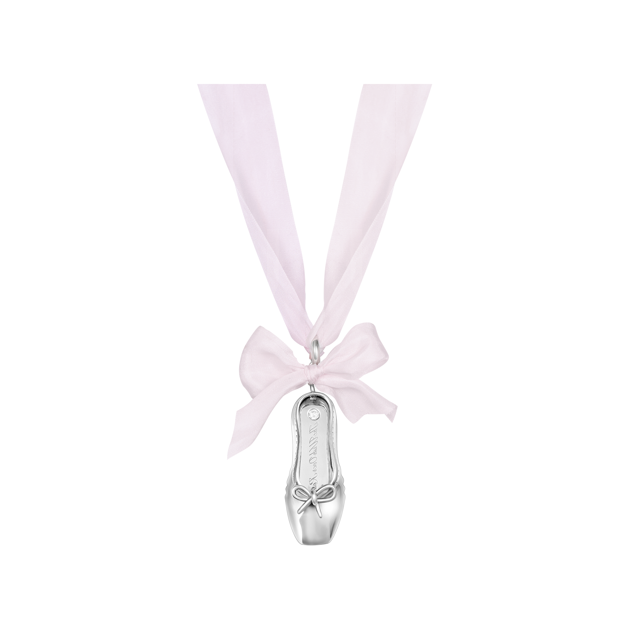 Ballet Shoe Pendant Necklace