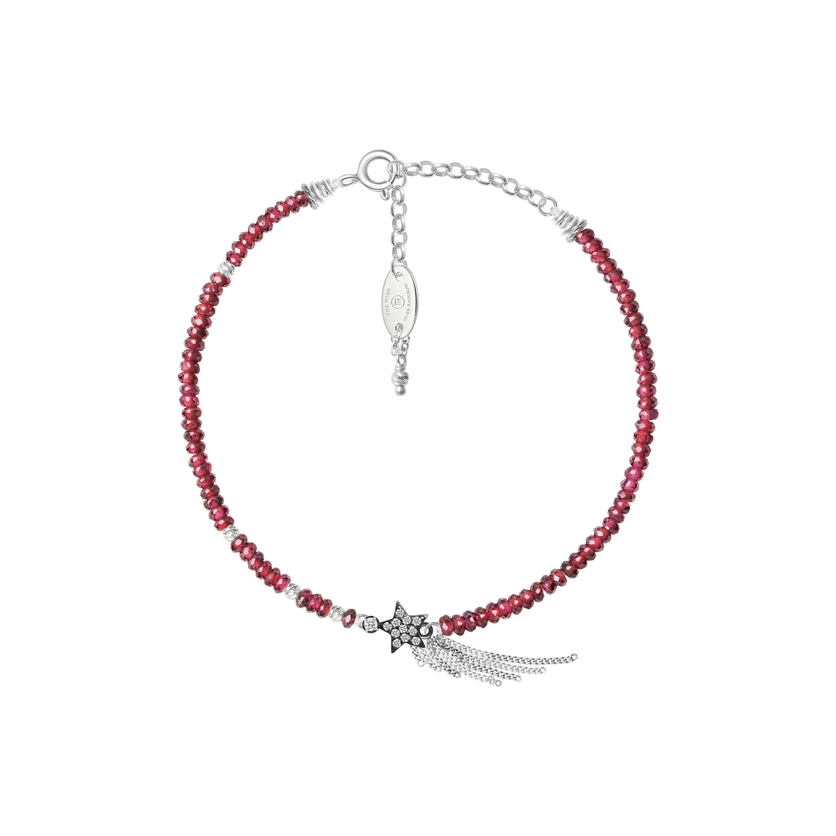 Garnet Shooting Star Bracelet