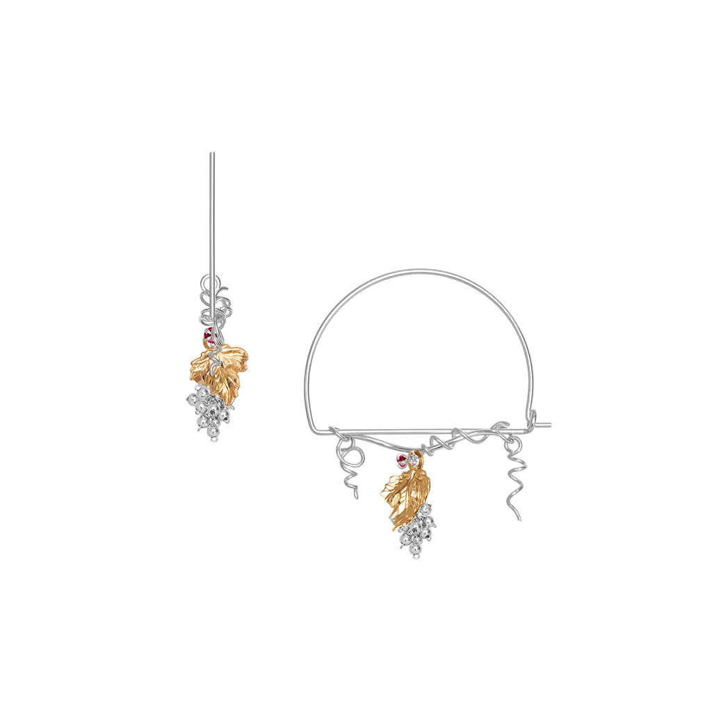 Pinot Gris Fine Hoops