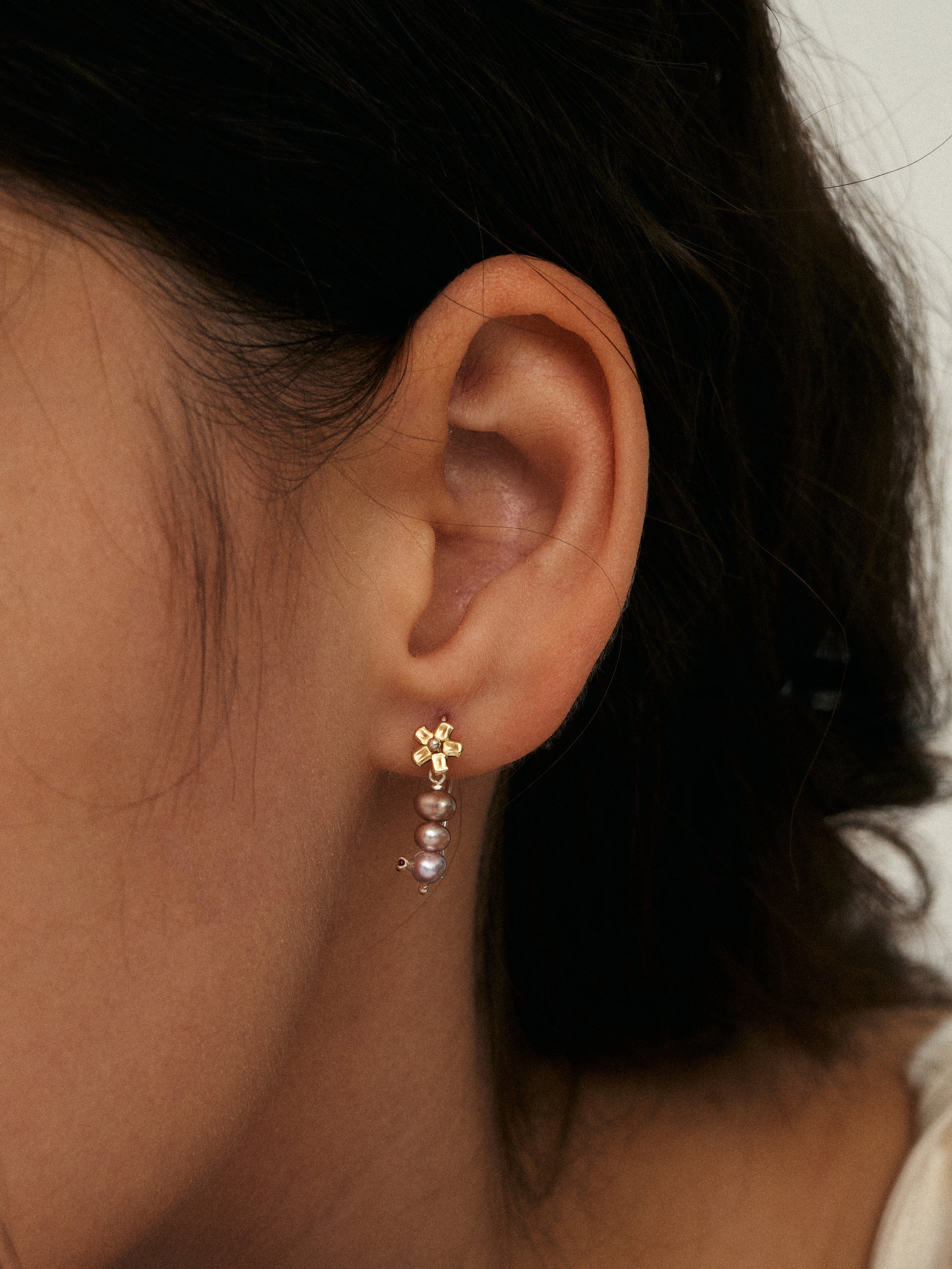 Pinot Gris Blossom Earrings