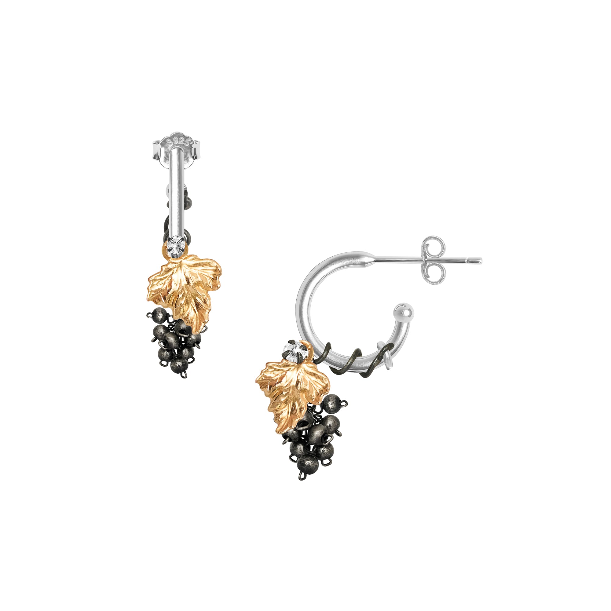 Pinot Gris Drop Hoops