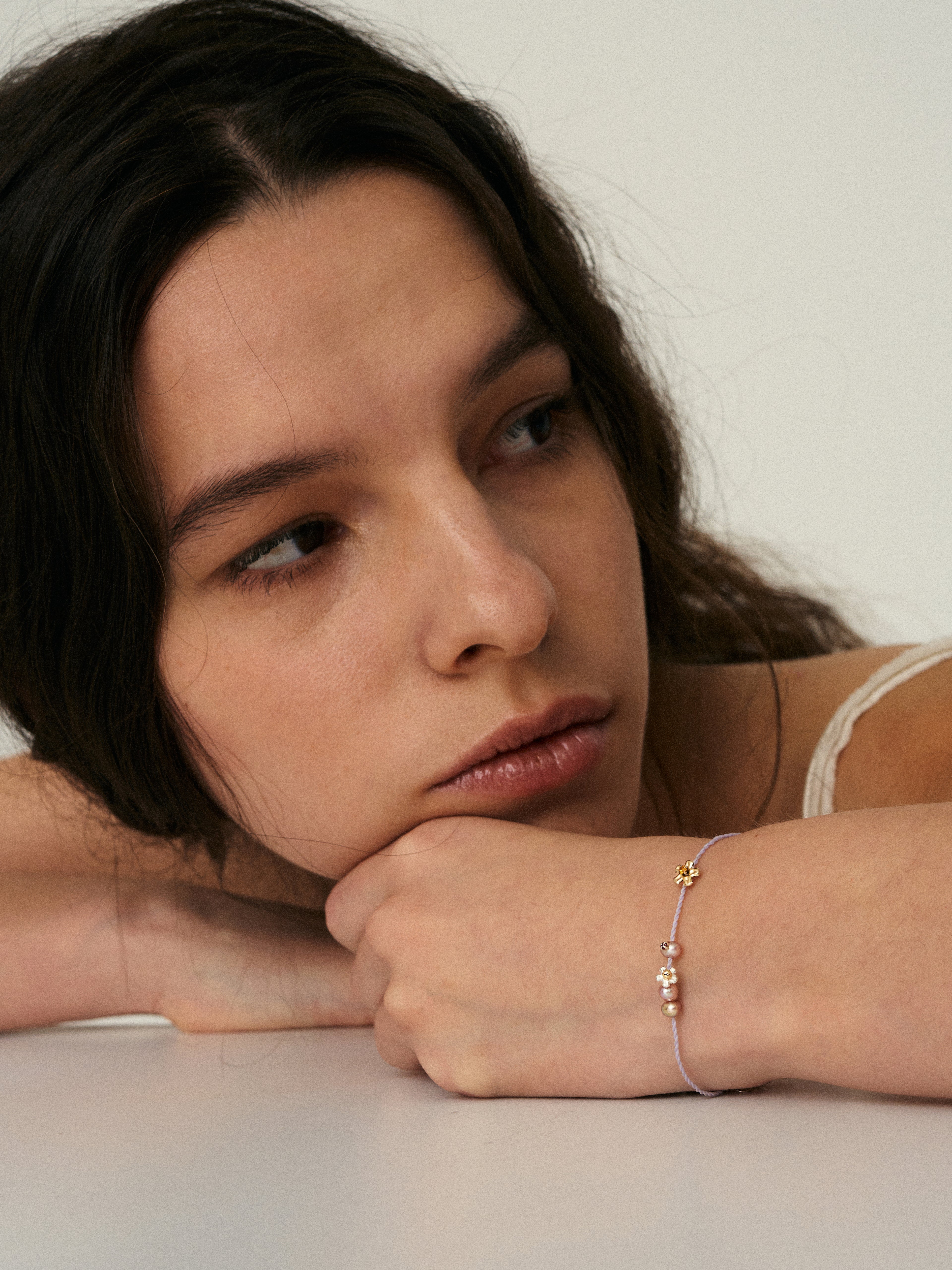 Pinot Gris Purple Cord Bracelet