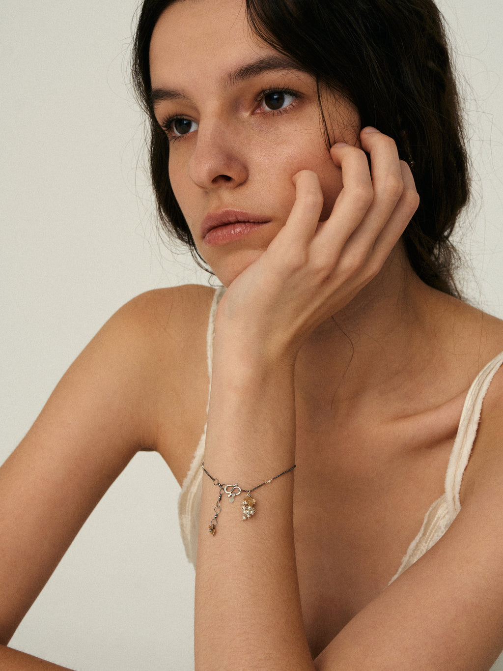 Pinot Gris Charm Drop Bracelet
