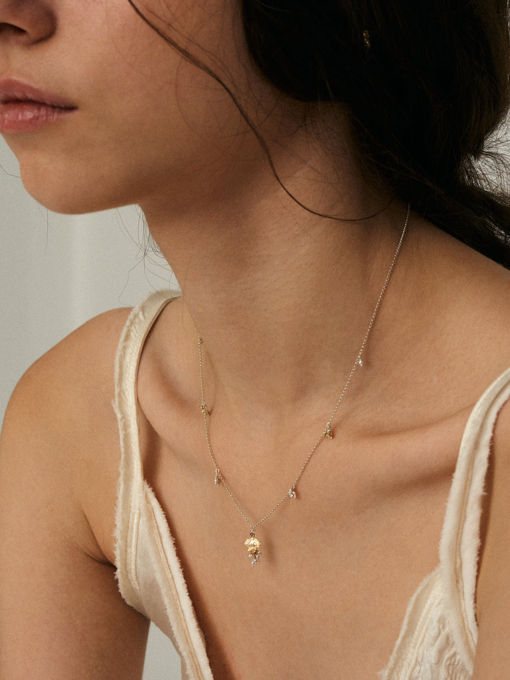 Pinot Gris Shard Necklace