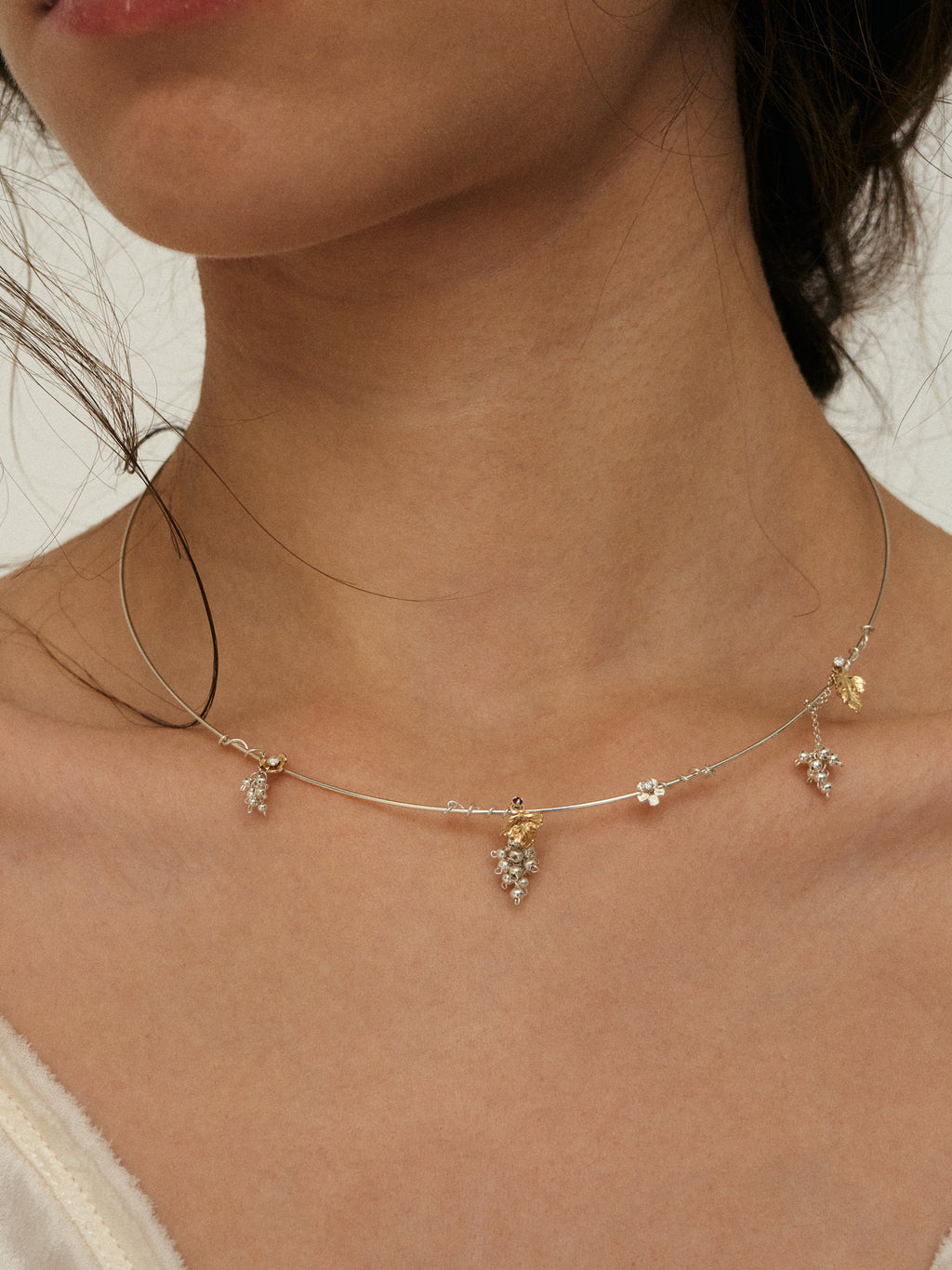 Pinot Gris Collar Necklace