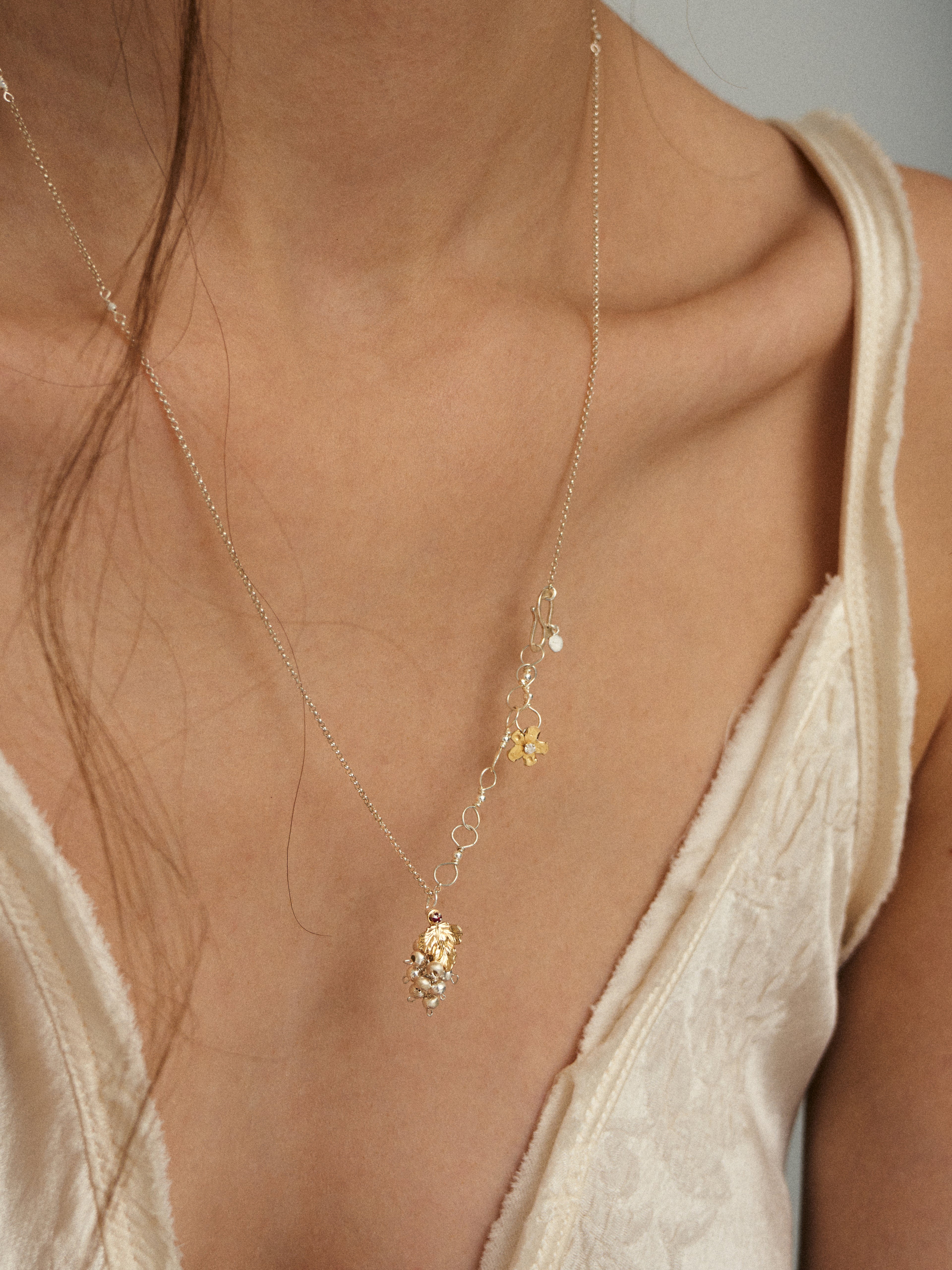 Pinot Gris Drop Necklace