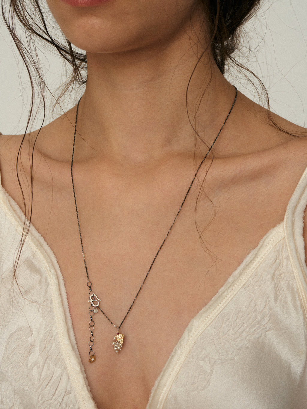 Pinot Gris Drop Necklace